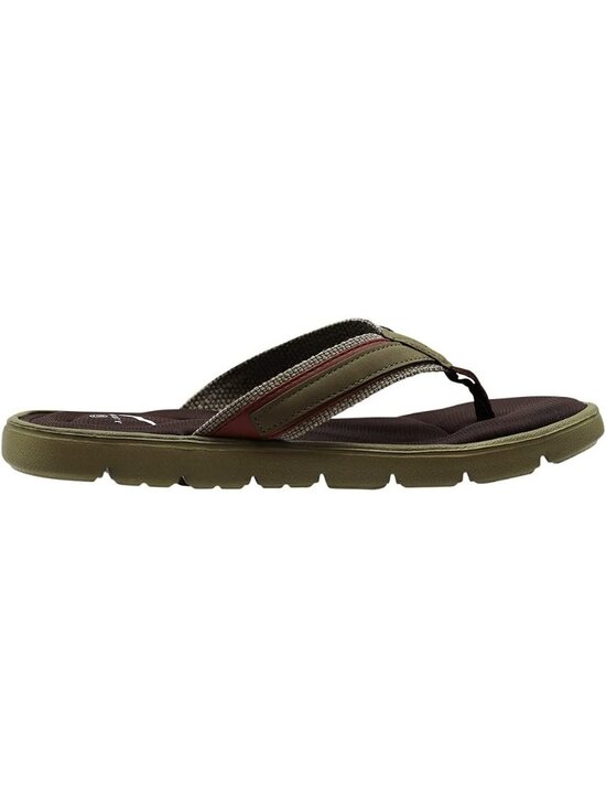 Men\'s Olive Green Memory Foam Foot Bed Comfort Casual Sandal Slip On Shoes main image 5